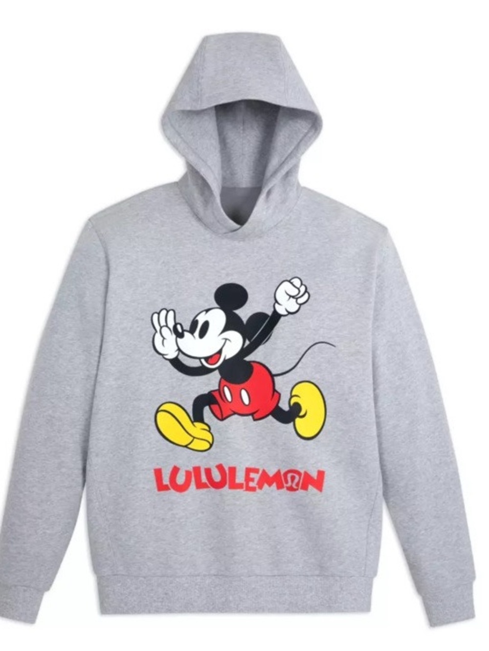 lululemon athletica Gray Hoodie with Mickey Graphic